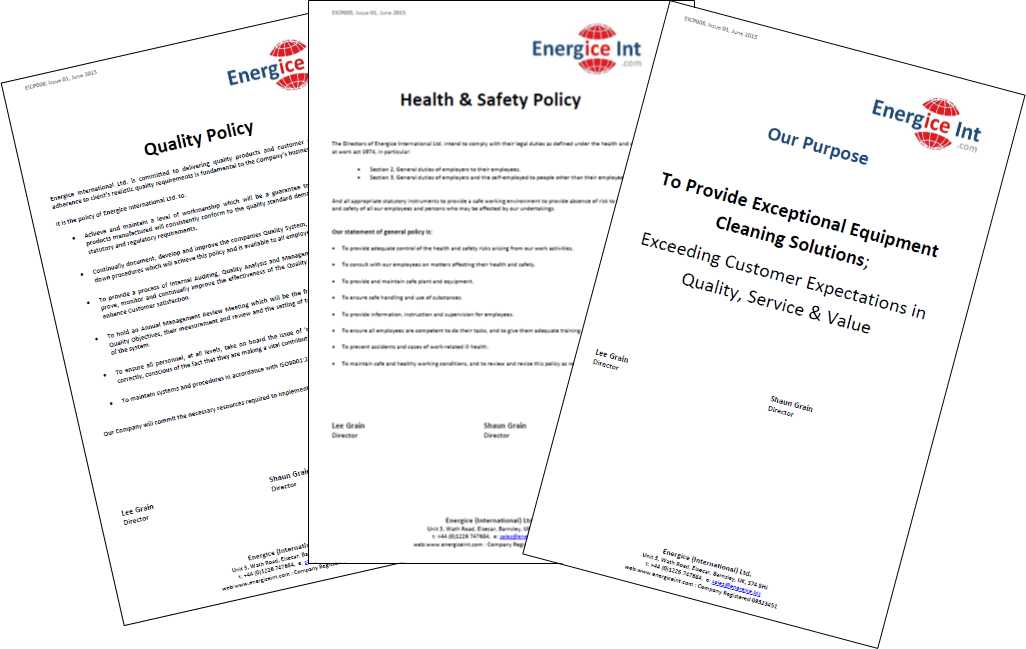 Energice policy image